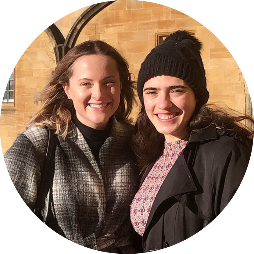 Hannah Jacobs and Sara Althari