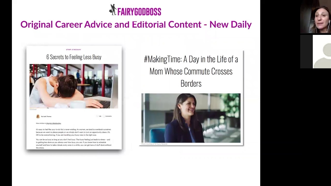 Advancing Your Career Through Gender Equality with Fairygodboss (Webinar, October 2018) Advancing Your Career Through Gender Equality with Fairygodboss (Webinar, October 2018)
