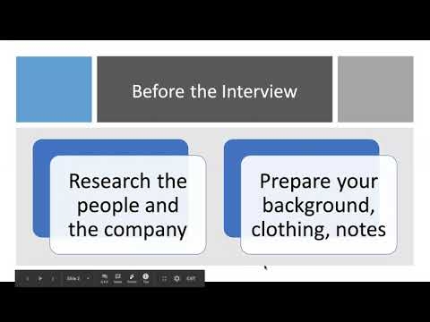 Finance-focused Interview Workshop (March 2021)