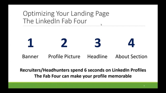 LinkedIn Toolbox Workshop with Susan Wojewoda ’96 (Webinar, October 2023)