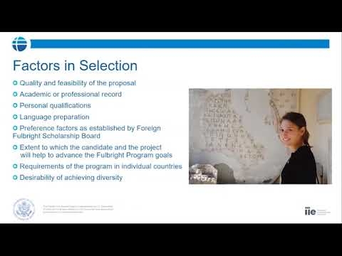 Fulbright U.S. Student Program: Online Info Session and Myth-busting! (April 2020)